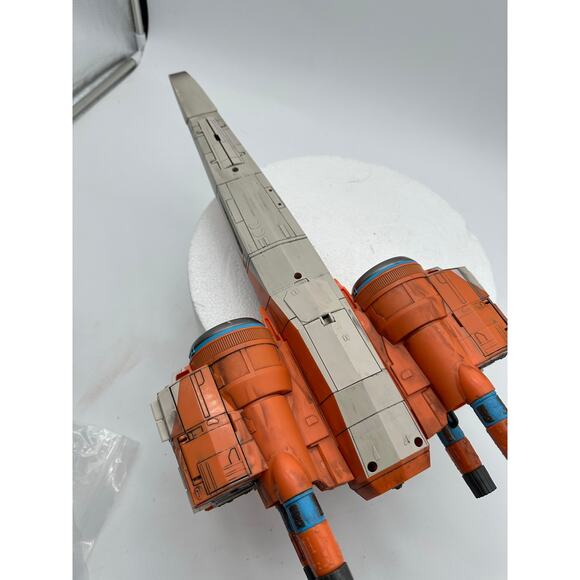 VINTAGE Hasbro Star Wars Poe Dameron's X-Wing Fighter Collectible Rise Skywalker - Picture 3 of 11